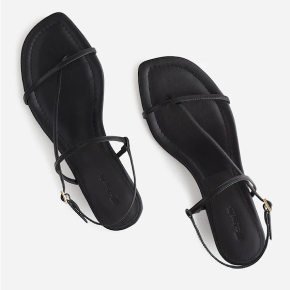 Madewell The Maycie Asymmetric T-Strap Sandal NU746 - Picture 1 of 4